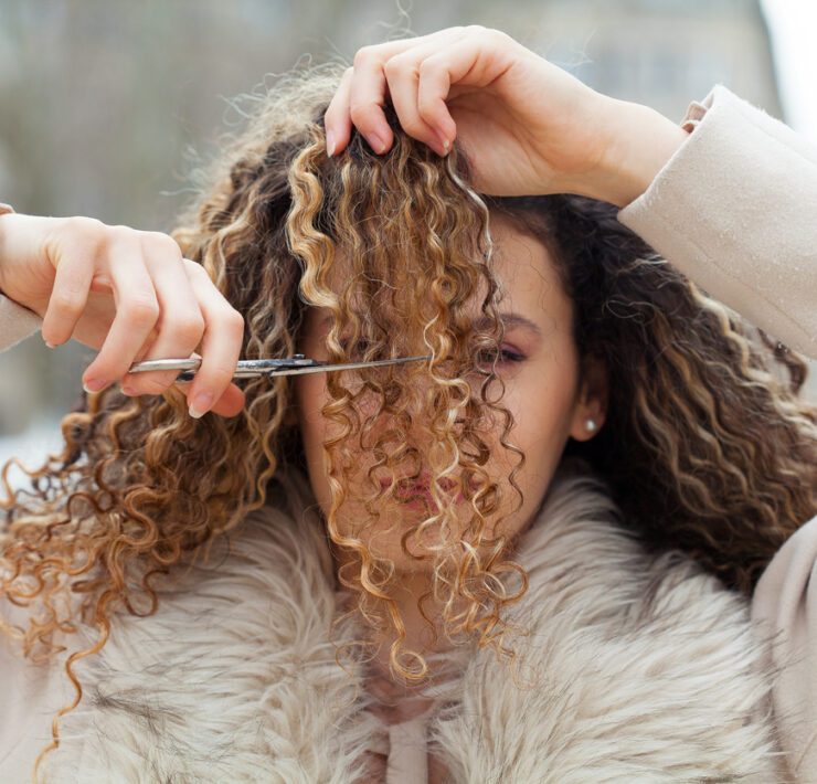How to Style Curly Hair - Morning Routine