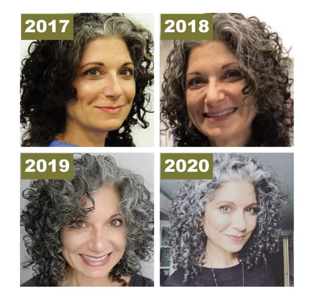 How To Care For Gray Hair & Graying Gracefully - Absolutely Everything Curly